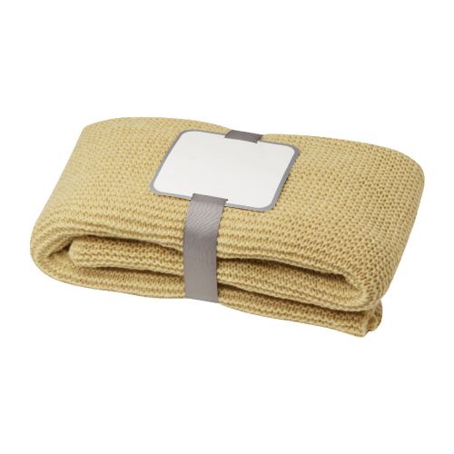 SUZY - 150 x 120 cm GRS polyester knitted blanket