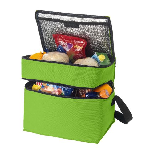 OSLO - 2-zippered compartments cooler bag 13L