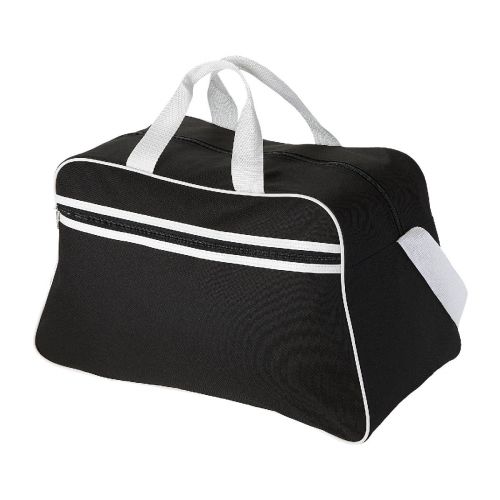 SAN JOSE - 2-stripe sports duffel bag 30L