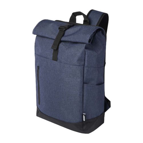 LIBRA - 15.6" GRS recycled roll-up laptop backpack 12L
