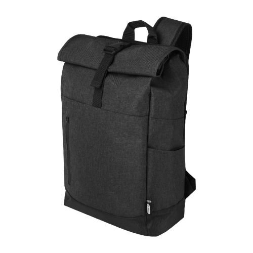 LIBRA - 15.6" GRS recycled roll-up laptop backpack 12L