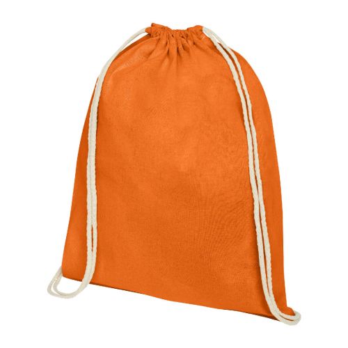 OREGON - 140 g/m² cotton drawstring bag 5L
