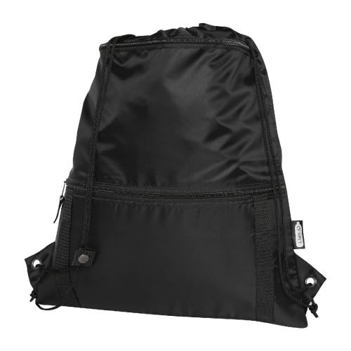 ADVENTURE -Ash recycled foldable drawstring bag 7L