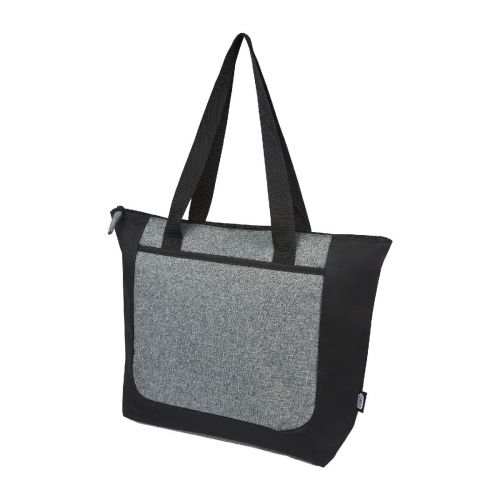RECLAIM - GRS recycled two-tone zippered tote bag 15L