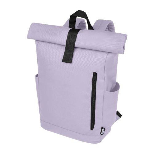 BYRON - 15.6" GRS RPET roll-top backpack 18L