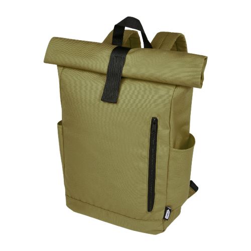 BYRON - 15.6" GRS RPET roll-top backpack 18L