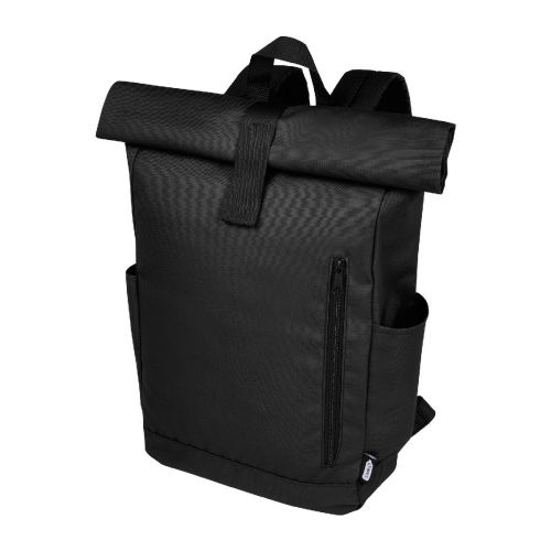 BYRON - 15.6" GRS RPET roll-top backpack 18L