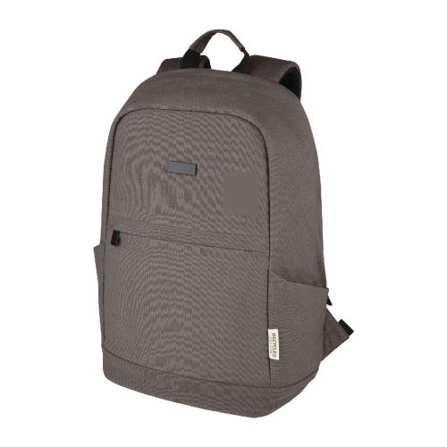 JOEY - 15.6" GRS recycled canvas anti-theft laptop backpack 18L