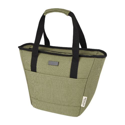 JOEY - 9-can GRS recycled canvas lunch cooler bag 6L