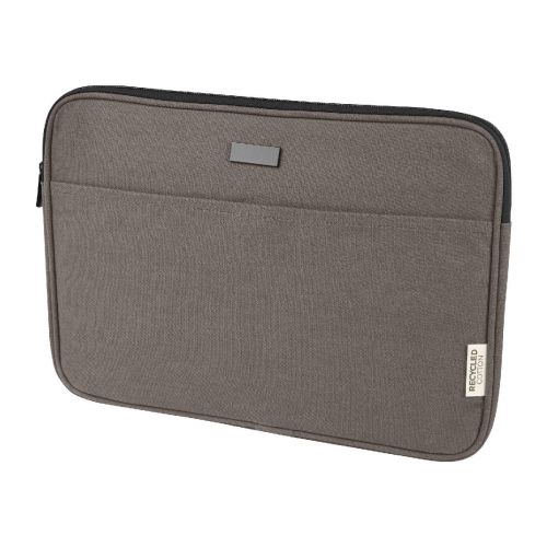 JOEY - 14" GRS recycled canvas laptop sleeve 2L