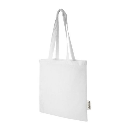 MADRAS - 140 g/m2 GRS recycled cotton tote bag 7L