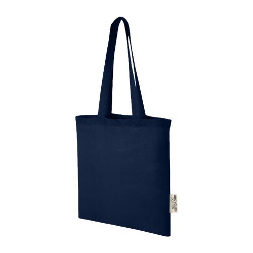 MADRAS - 140 g/m2 GRS recycled cotton tote bag 7L