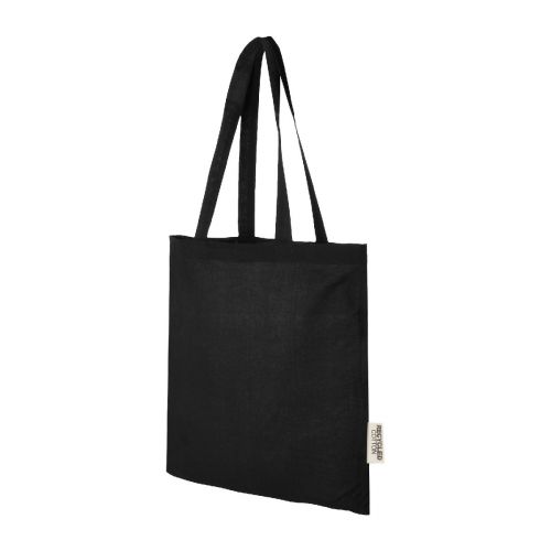 MADRAS - 140 g/m2 GRS recycled cotton tote bag 7L