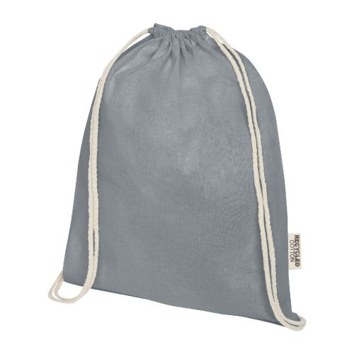 OREGON - 140 g/m² GRS recycled cotton drawstring bag