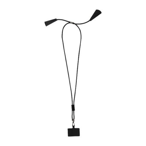 SMARTLANYARD ECOSYNC -Funi recycled plastic smartphone lanyard with built-in data sync and 100W fast charge 5-in-1 cable