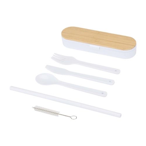 RUNA - cutlery set with bamboo lid