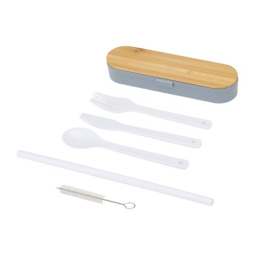 RUNA - cutlery set with bamboo lid