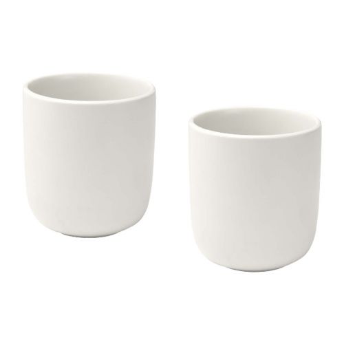 MALE - 90 ml ceramic espresso cups with matt finish - set of 2