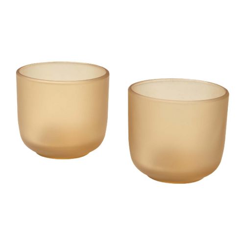 MALE - 200 ml glass cups with matt finish - set of 2