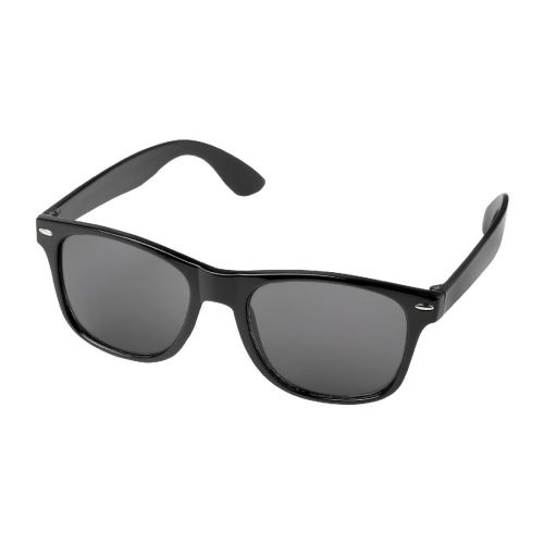 SUN RAY -Hiru rPET/wood mirrored polarized sunglasses in gift box