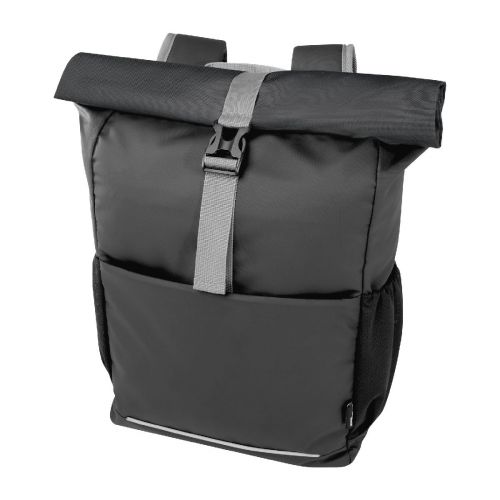 AQUA - 15" GRS recycled water resistant roll-top bike bag 20L
