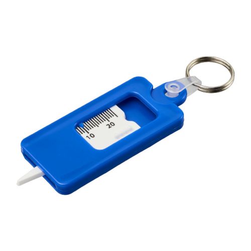 KYM - recycled tyre tread check keychain