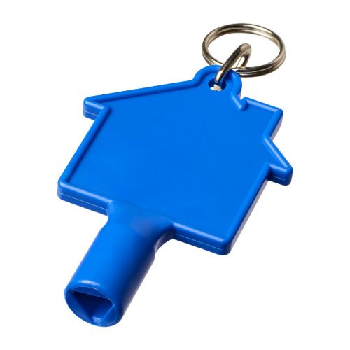 MAXIMILIAN - house-shaped recycled utility key keychain