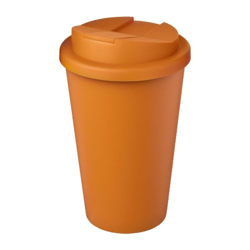 AMERICANO® - Eco 350 ml recycled tumbler with spill-proof lid