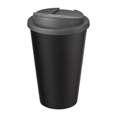 AMERICANO® - Eco 350 ml recycled tumbler with spill-proof lid