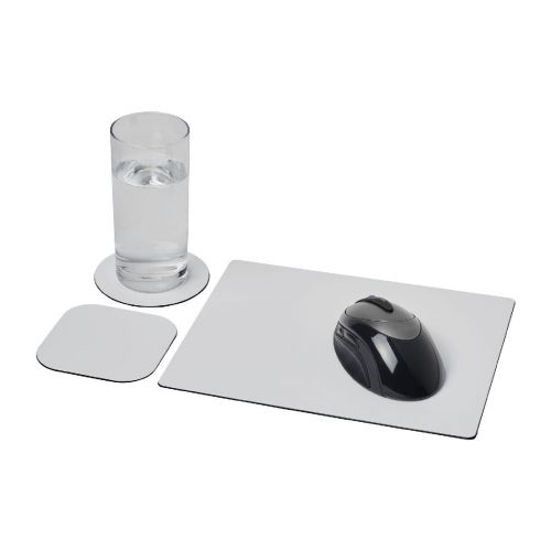 BRITEDESK 1 -Brite-Mat® mouse mat and coaster set combo 1