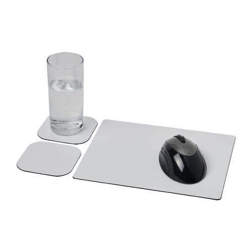 BRITEDESK 3 -Brite-Mat® mouse mat and coaster set combo 3