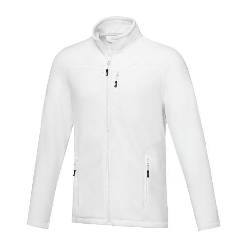 AMBER - men's GRS recycled full zip fleece jacket