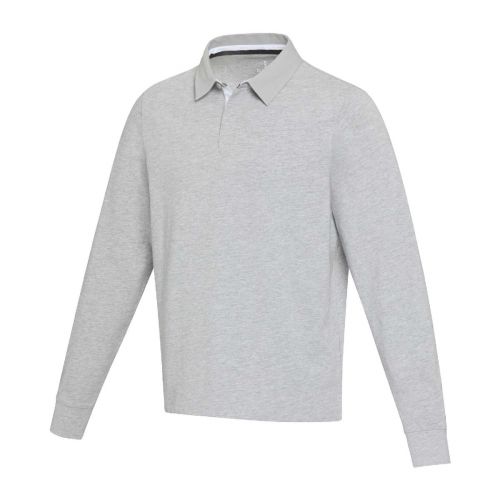CLYDE - unisex organic rugby polo sweatshirt