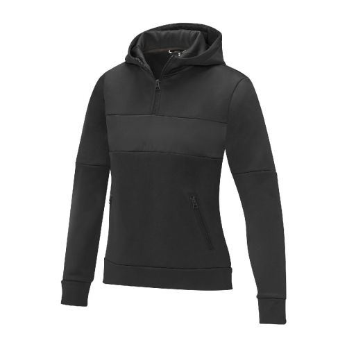SAYAN - women's half zip anorak hooded sweater
