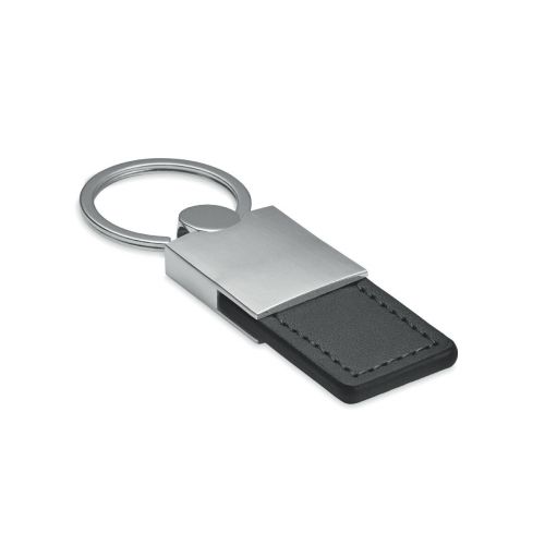 COLUMBUS - Pu and metal key ring