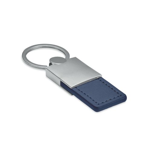 COLUMBUS - Pu and metal key ring