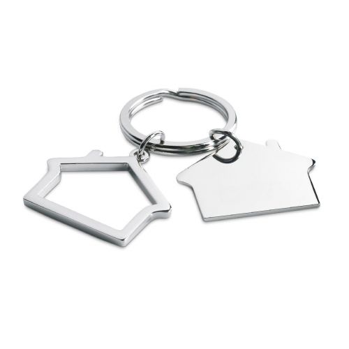 SNIPER - Metal key ring house shape