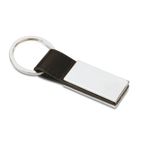 RECTANGLO - Pu and metal key ring