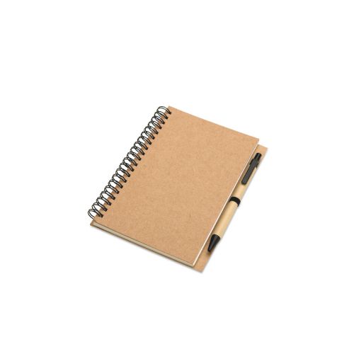BLOQUERO - B6 recycled notebook with pen