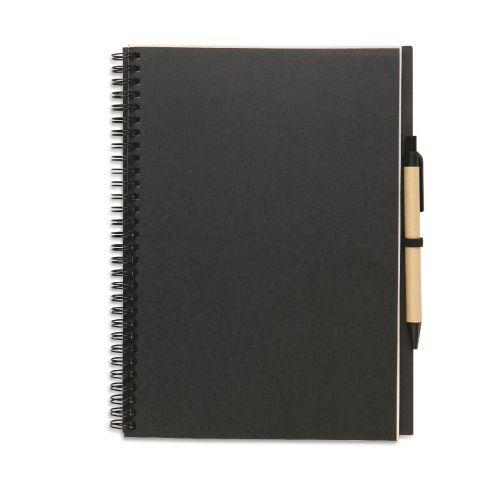 BLOQUERO PLUS - Recycled notebook with pen
