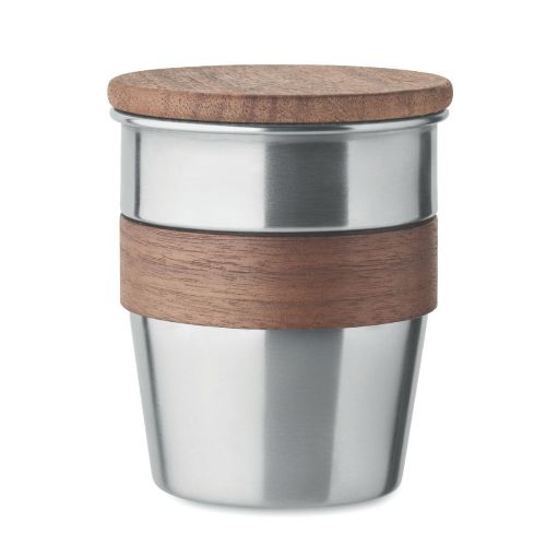 WALNUT - Single wall tumbler 350 ml