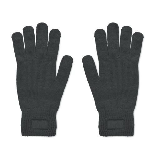 HANDNIT - Knitted gloves in rpet