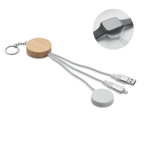 BULE - Key ring with 4 in 1 60w cable