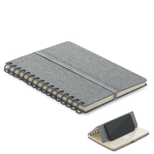 STRATA - A5 notebook with phone holder