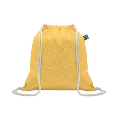 OSOLE DRAW COLOUR - Drawstring bag fairtrade 180gr