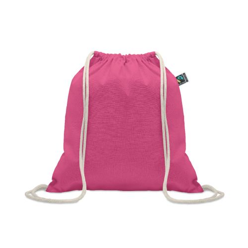 OSOLE DRAW COLOUR - Drawstring bag fairtrade 180gr