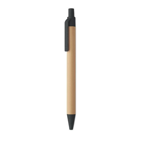 ITEA COLOUR - Push button ball pen in bamboo