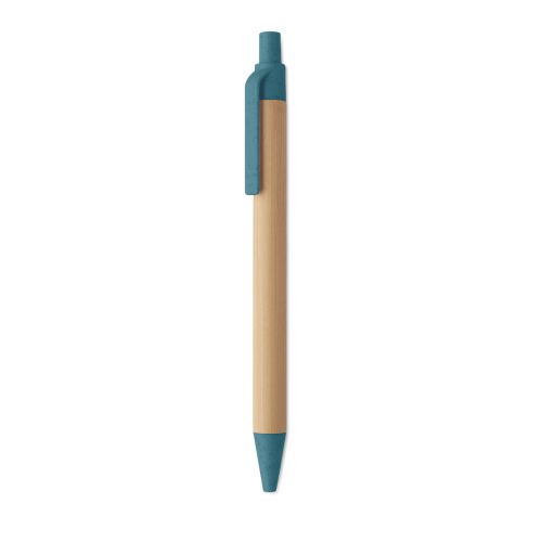 ITEA COLOUR - Push button ball pen in bamboo