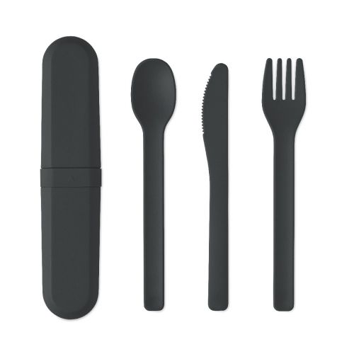 BITEFUL - Cutlery set and case in pla