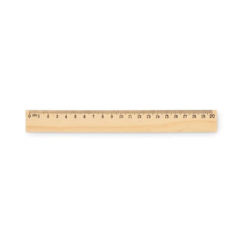 RULER20 - Wooden ruler 20cm